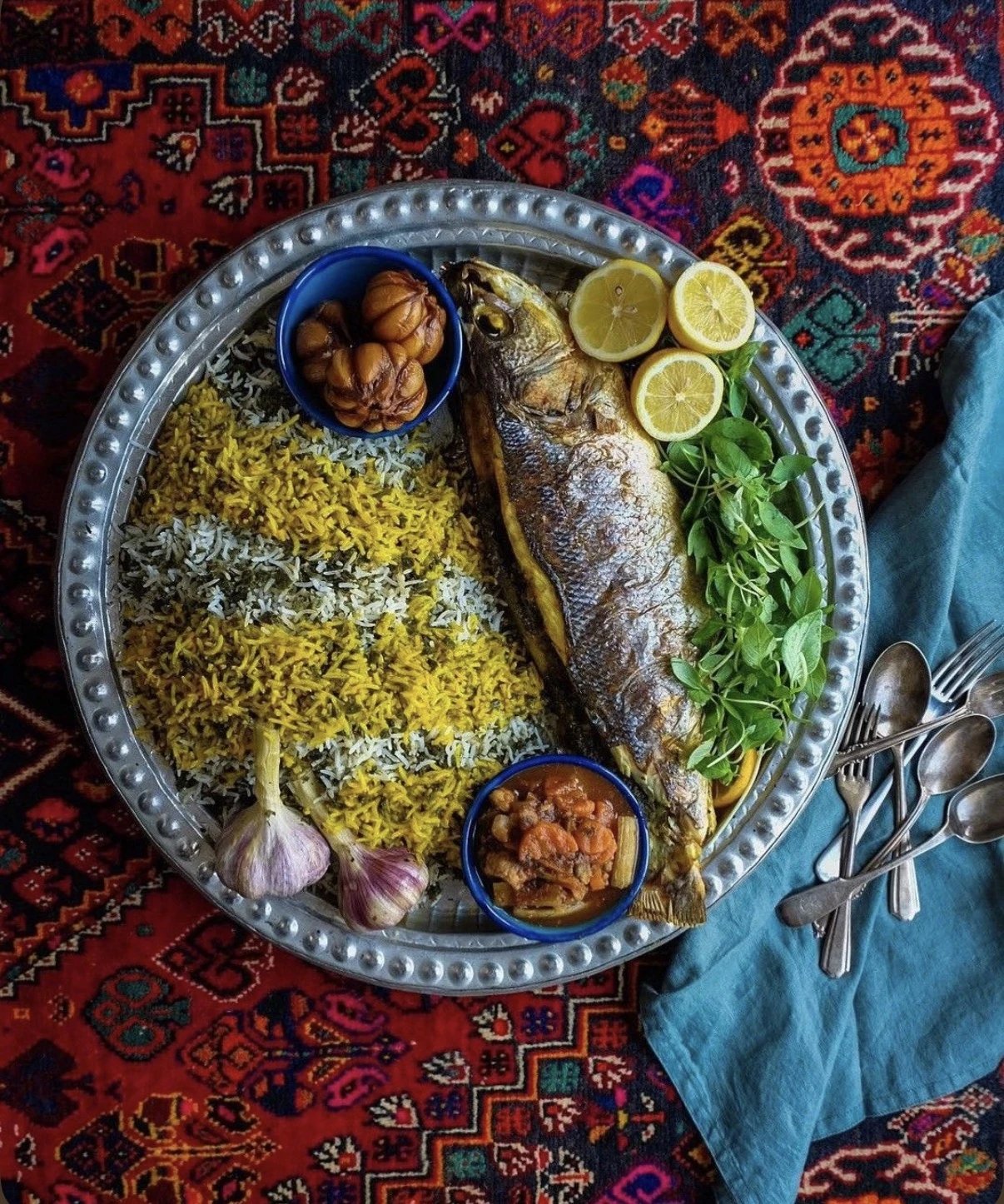 Sabzi Polo Mahi